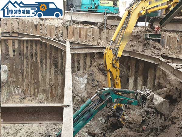 Mạnh Hùng nhận đào đất hố móng nhà ở công trình dân dụng giá rẻ tại Hà Nội