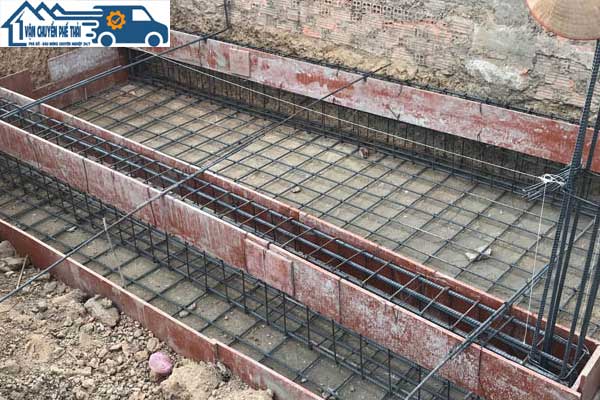 Báo giá chi phí đào đất móng băng trong đào móng nhà