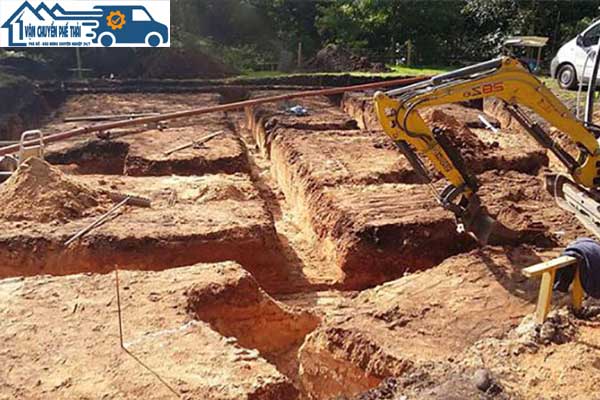 Báo giá chi phí đào đất móng băng trong đào móng nhà