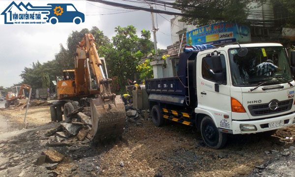 Dịch vụ vận chuyển phế thải xây dựng tại huyện Đan Phượng của Mạnh Hùng