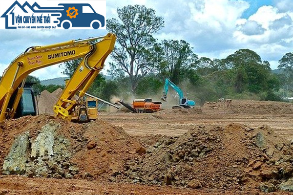 Báo giá san lấp mặt bằng tại huyện Hoài Đức