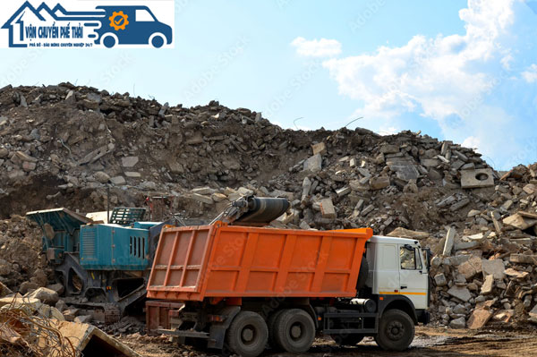 Chi phí đổ trạc và vận chuyển phế thải xây dựng mới nhất 2025 tại Hà Nội