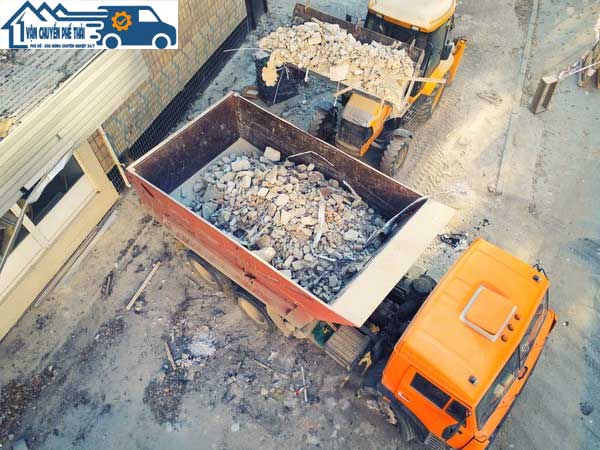 Mạnh Hùng nhận đổ phế thải xây dựng trọn gói tại Hà Nội