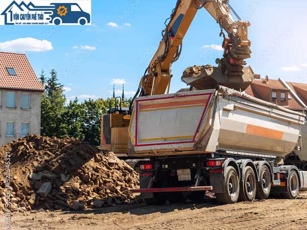Mạnh Hùng nhận đổ phế thải xây dựng trọn gói tại Hà Nội