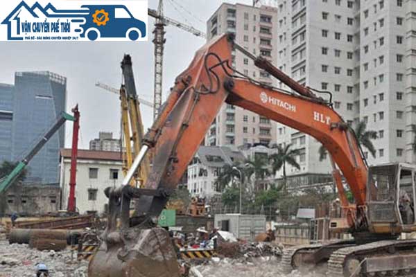 Đơn vị nhận phá dỡ nhà và công trình cũ tại Hà Nội
