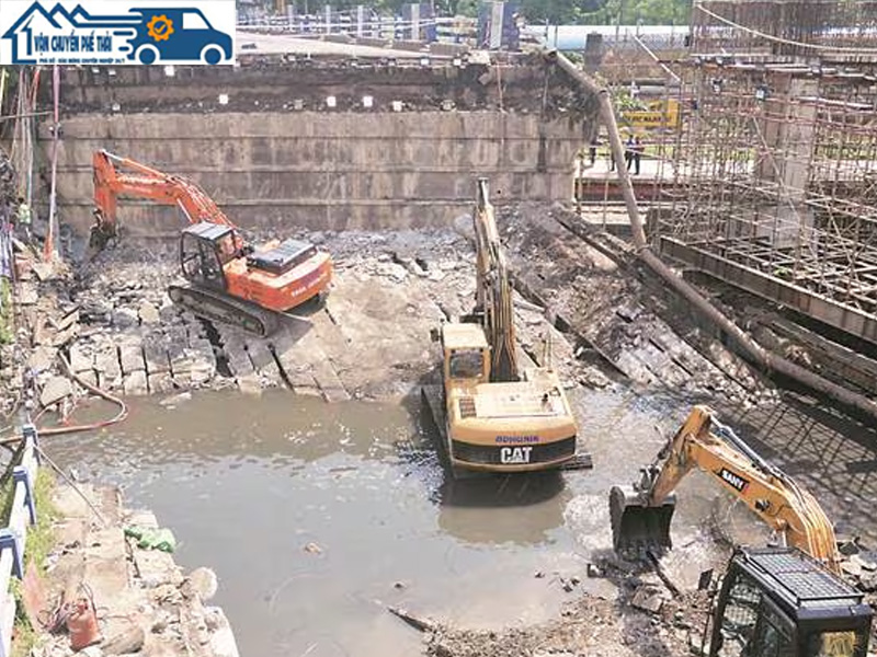 Nhận đào móng nhà và vận chuyển đất thải đi đổ tại các quận: Uy tín, Giá rẻ, Chuyên nghiệp