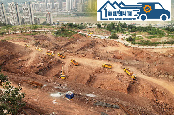 Mạnh Hùng nhận san lấp mặt bằng công trình tại huyện Quốc Oai